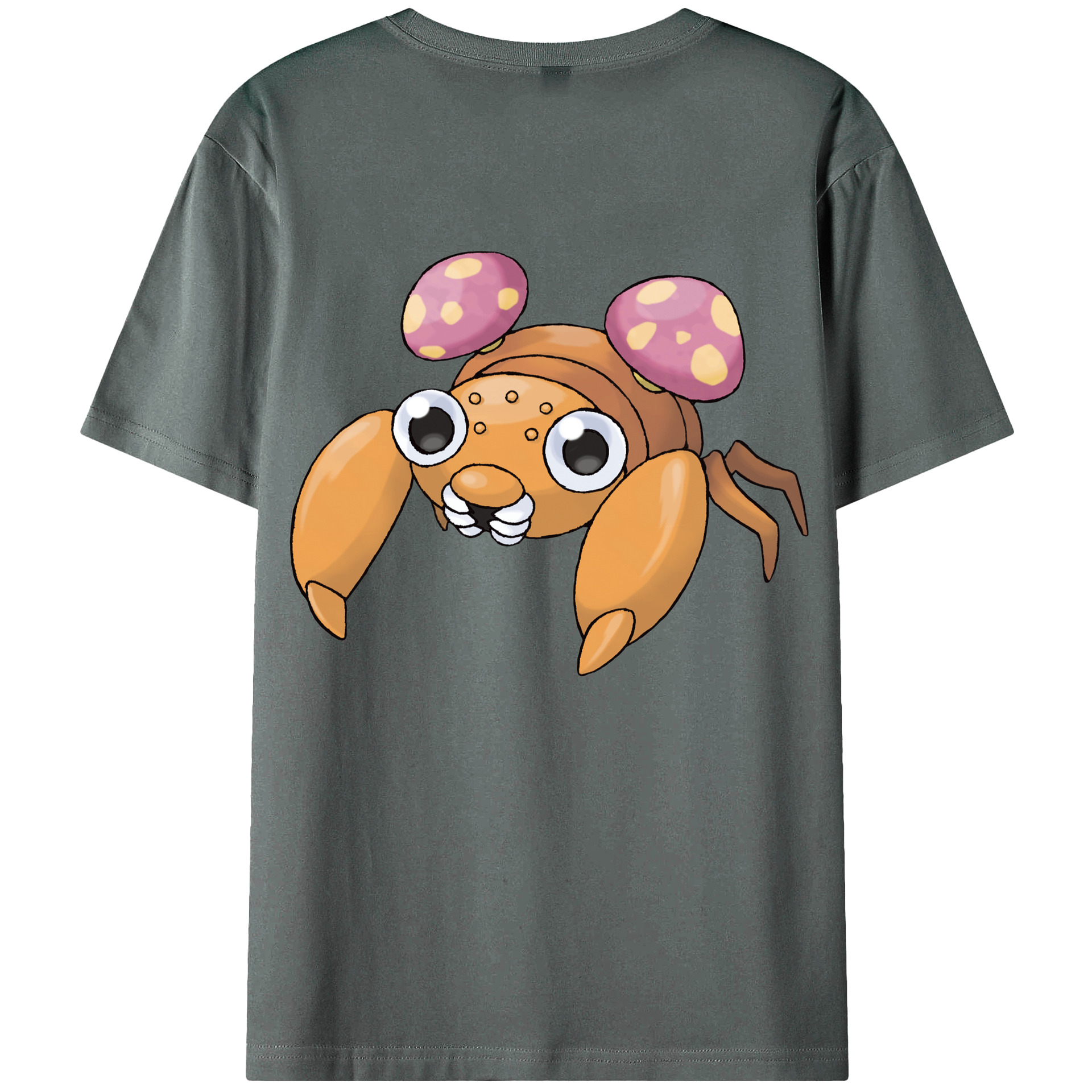（画像用） ポケットモンスター Pokémon 綿100％ メンズ半袖Tシャツ（バックプリント） 通気性